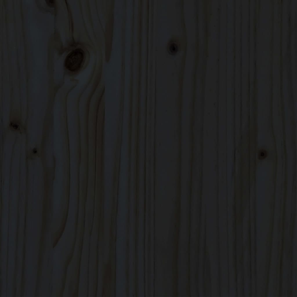 vidaXL Posteľný rám čierny drevený masív 120x190 cm malé dvojlôžko