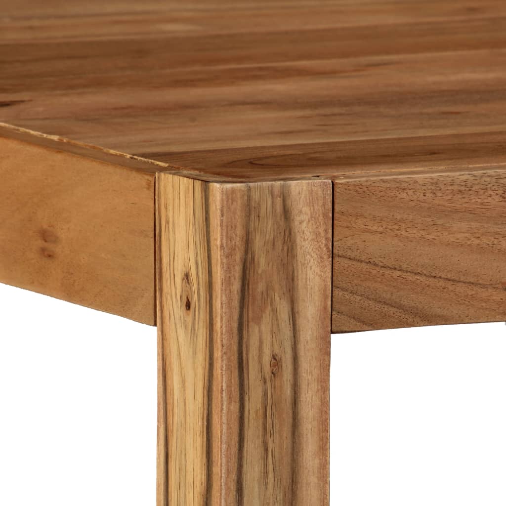 vidaXL Konferenčný stolík z akáciového dreva 80x80x41 cm hnedý