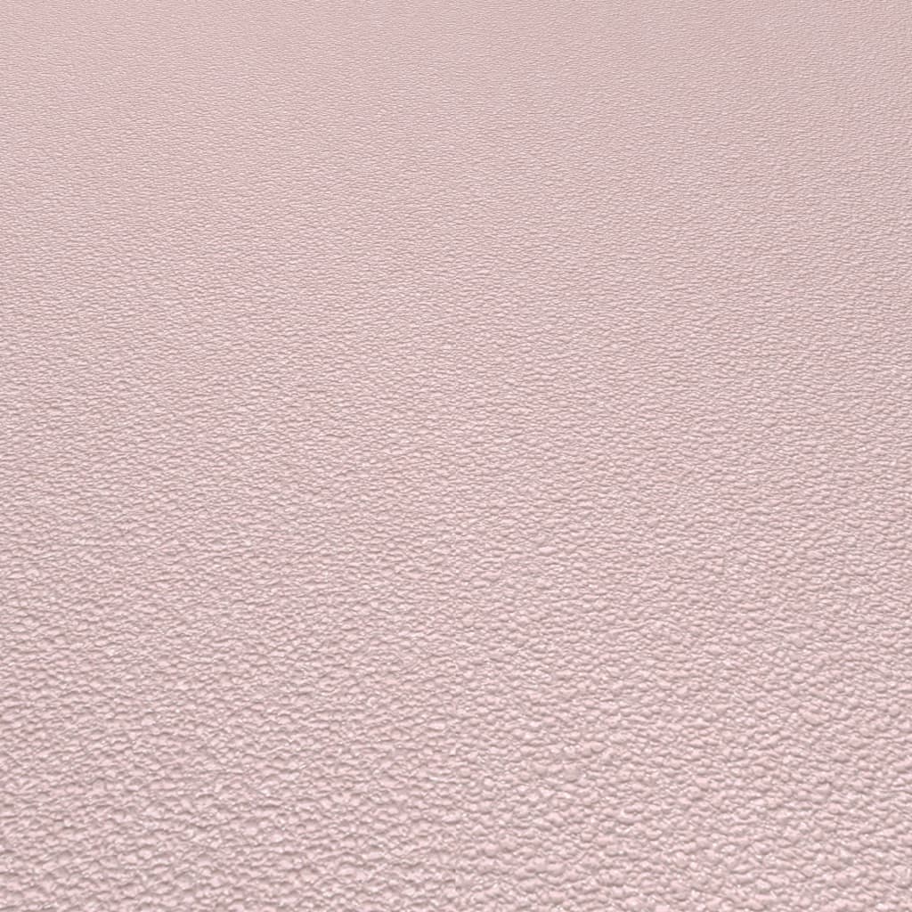 vidaXL Netkané tapetové rolky 4 ks, jednofarebné, ružové 0,53x10 m