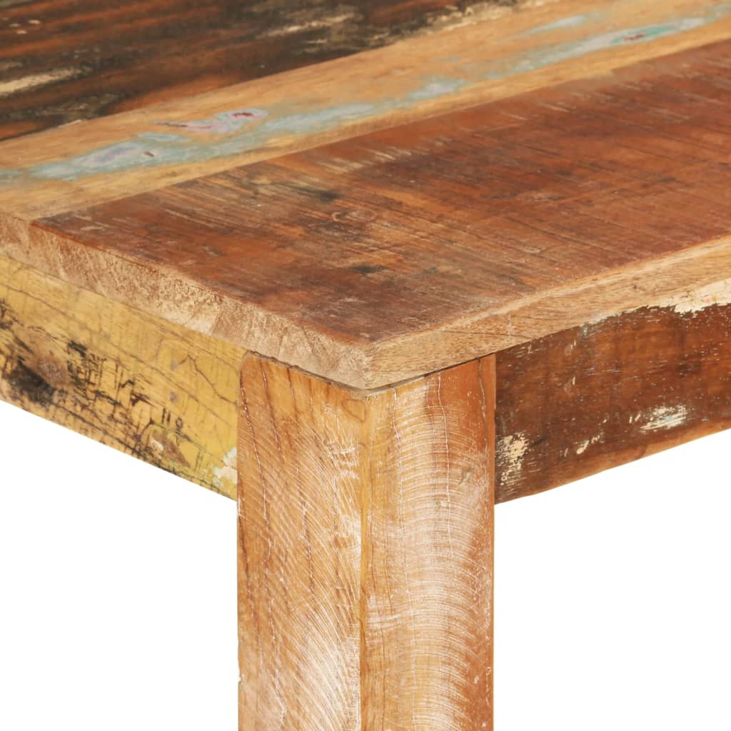 vidaXL Jedálenský stôl 110x55x76 cm masívne recyklované drevo