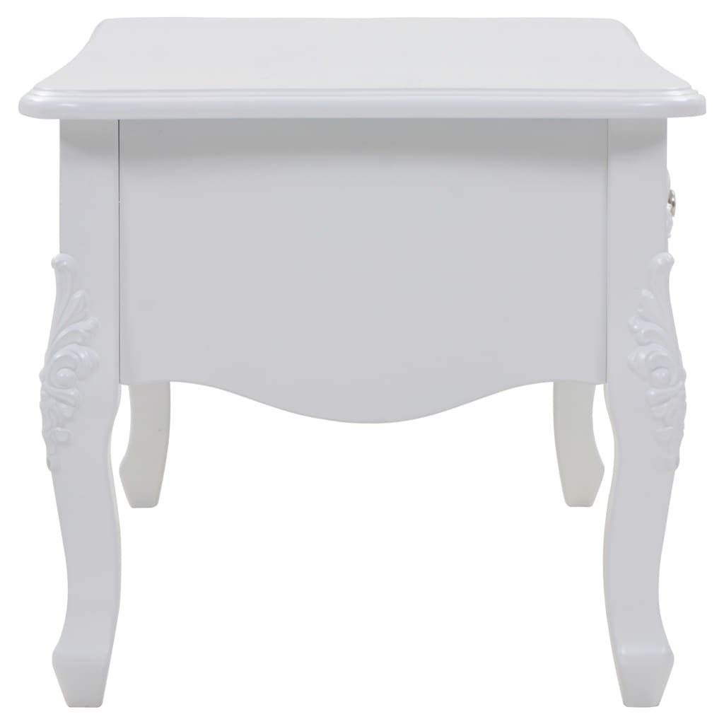 vidaXL Konferenčný stolík 100x50x46 cm biely