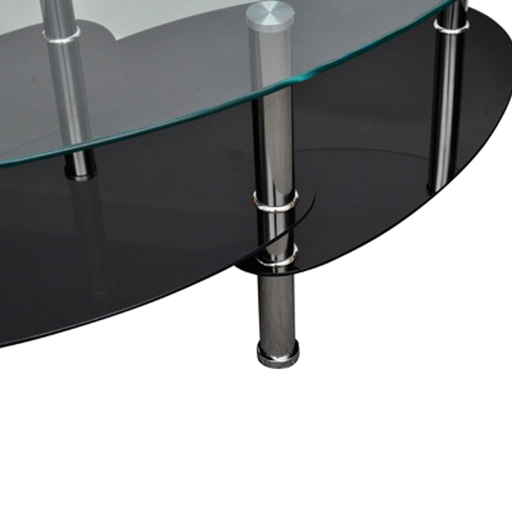 vidaXL Konferenčný stolík s exkluzívnym dizajnom, čierny