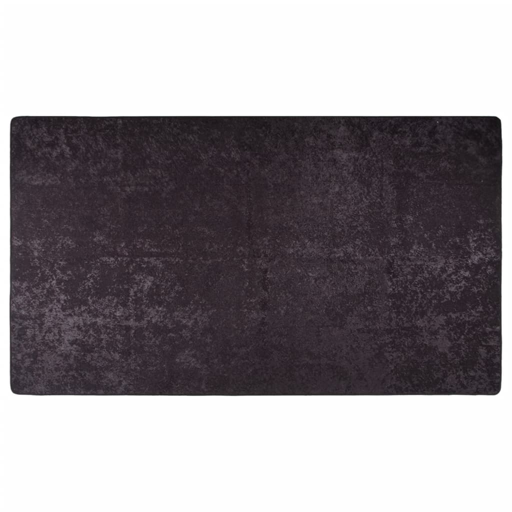 vidaXL Prateľný koberec 190x300 cm antracitový protišmykový