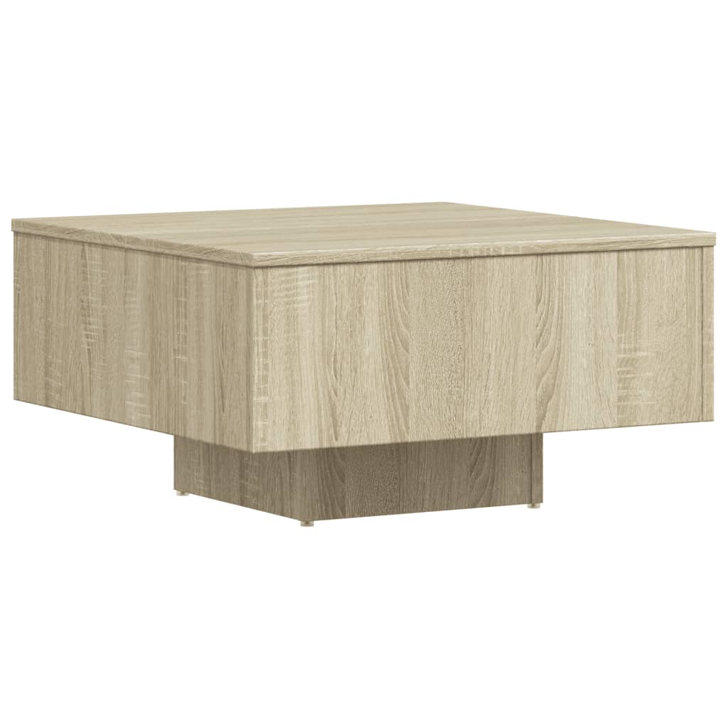 vidaXL Konferenčný stolík dub sonoma 60x60x31,5 cm drevotrieska