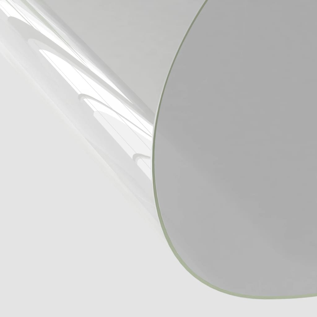 vidaXL Chránič na stôl priehľadný Ø 80 cm 2 mm PVC