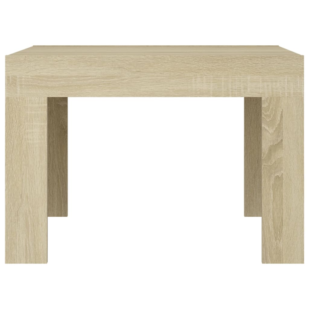 vidaXL Konferenčný stolík dub sonoma 50x50x35 cm drevotrieska