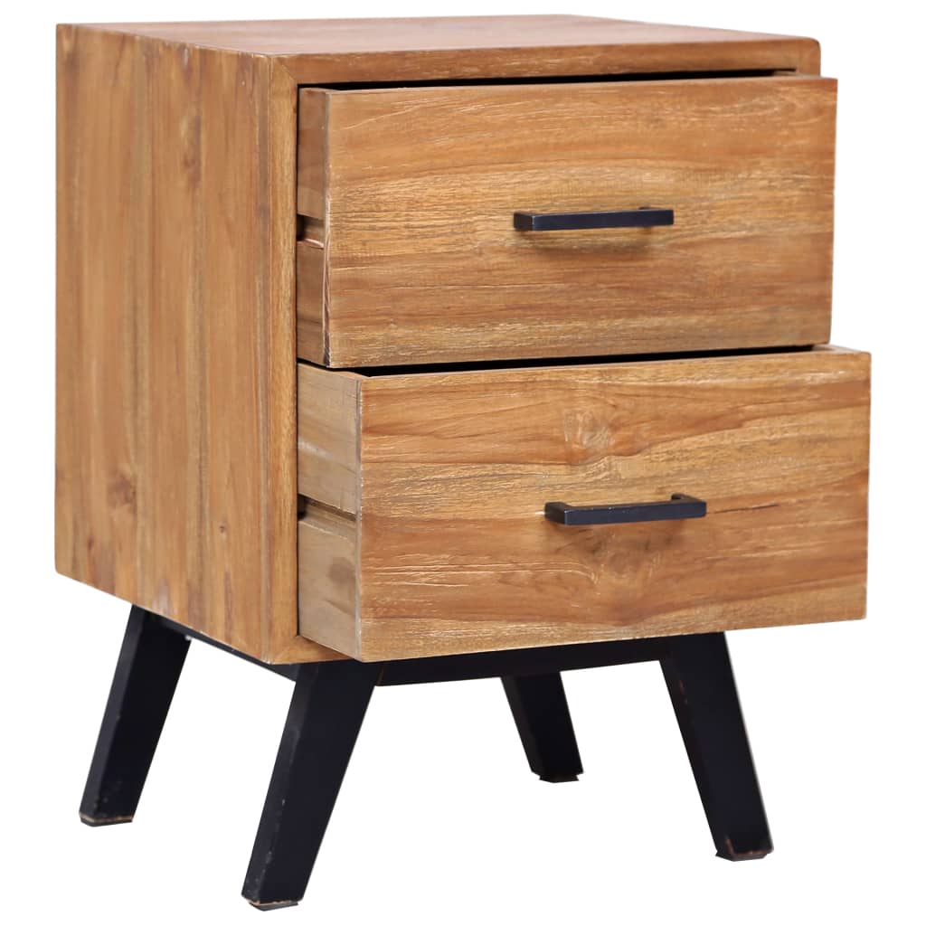 vidaXL Nočný stolík 40x35x55 cm masívne teakové drevo