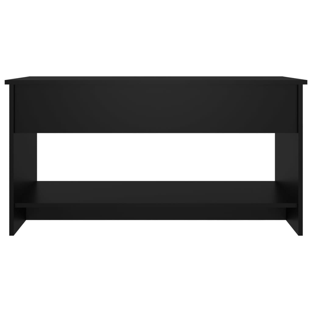 vidaXL Konferenčný stolík čierny 102x50x52,5 cm spracované drevo