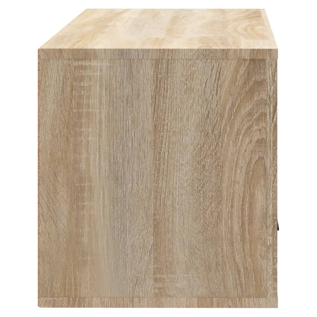 vidaXL Nástenný botník dub sonoma 70x35x38 cm spracované drevo