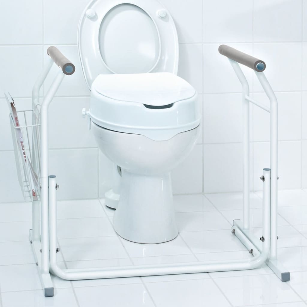 RIDDER Mobilné záchodové madlo biele 150 kg A0110101