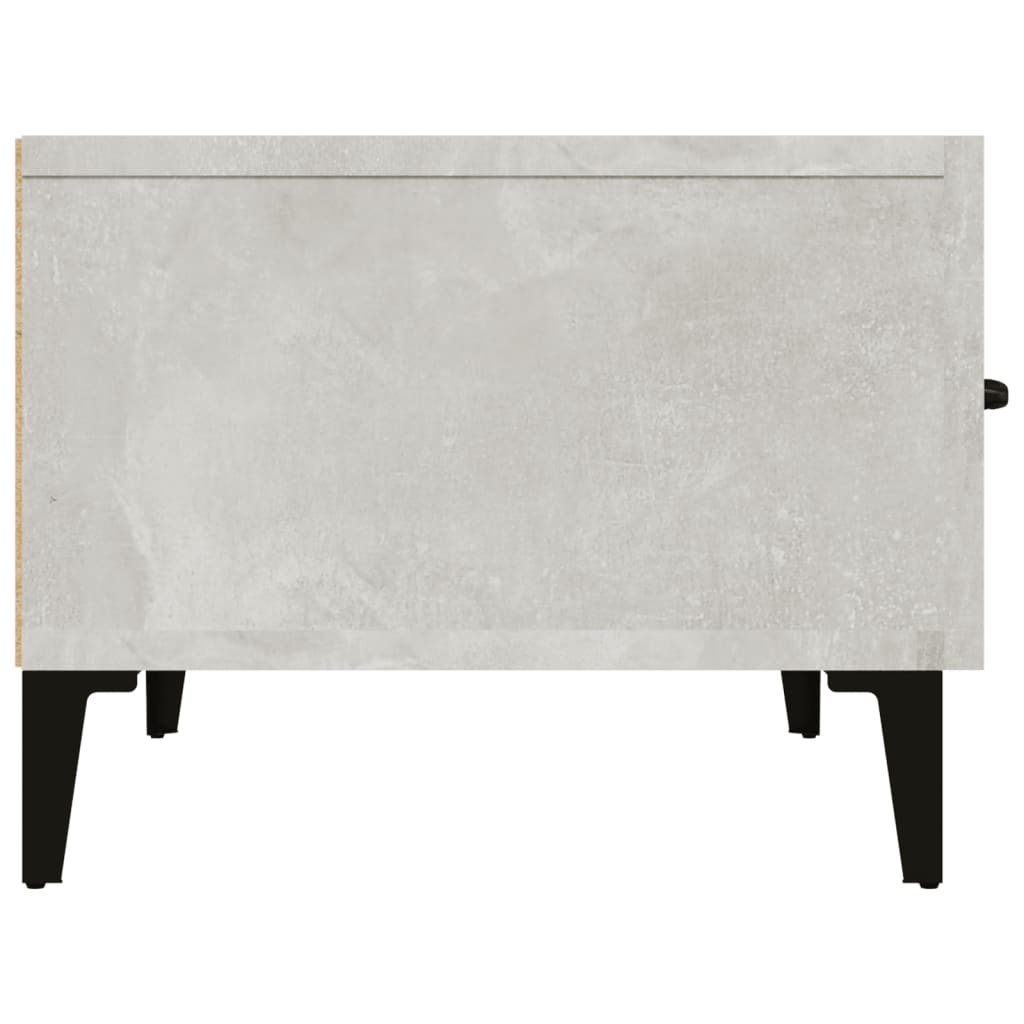 vidaXL TV stolík betónovo sivý 150x34,5x30 cm spracované drevo