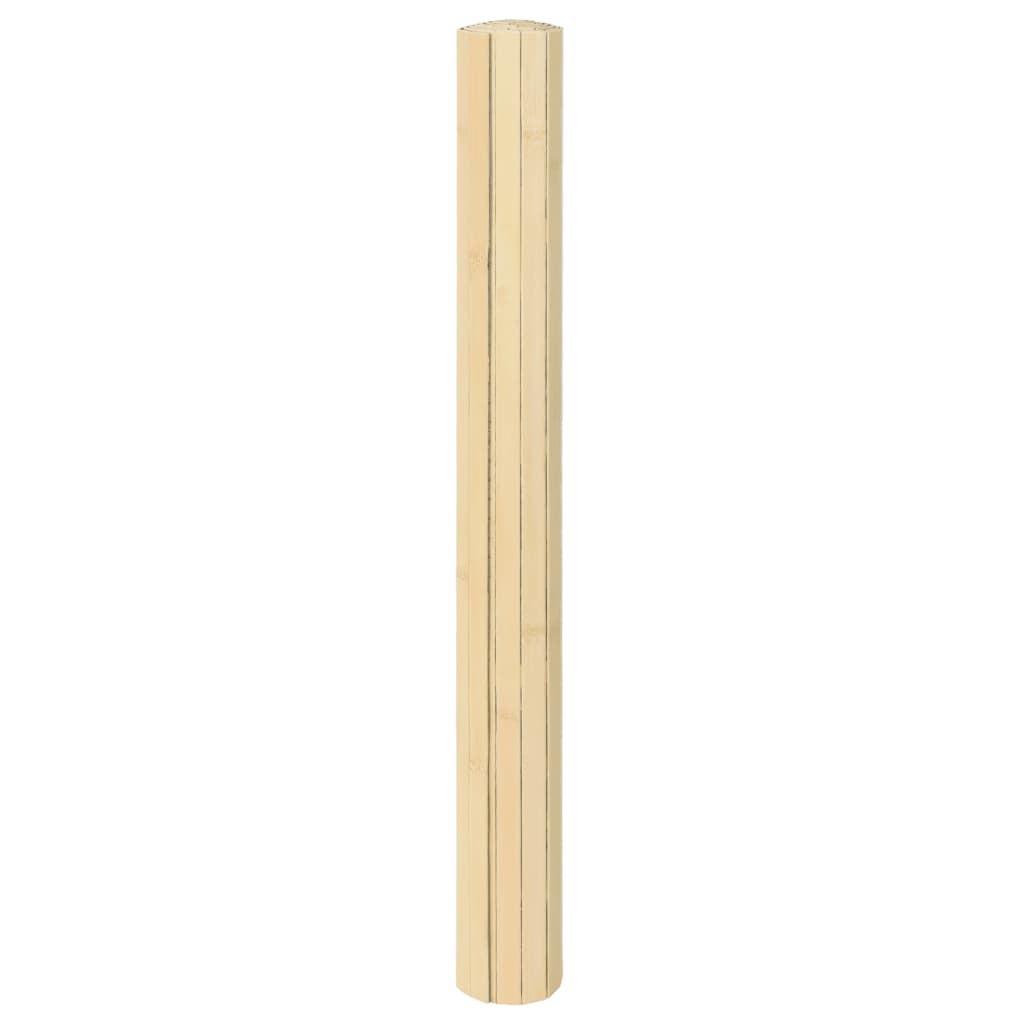 vidaXL Koberec obdĺžnikový bledý prírodný 60x500 cm bambus