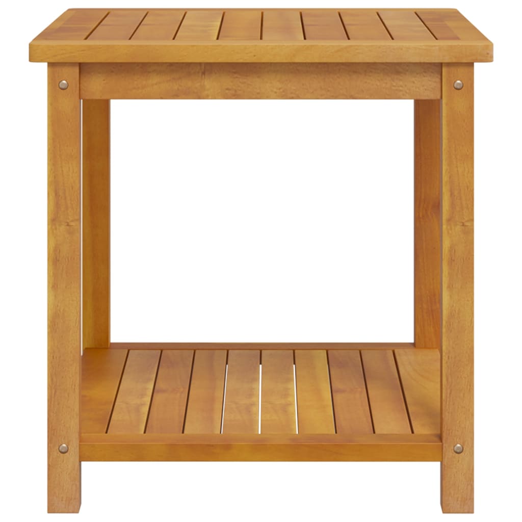 vidaXL Odkladací stolík z akáciového dreva 45x45x45 cm