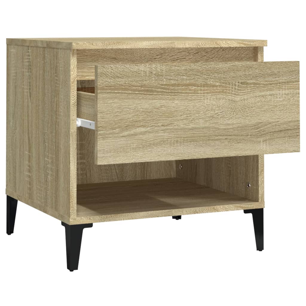 vidaXL Bočný stolík dub sonoma 50x46x50 cm spracované drevo