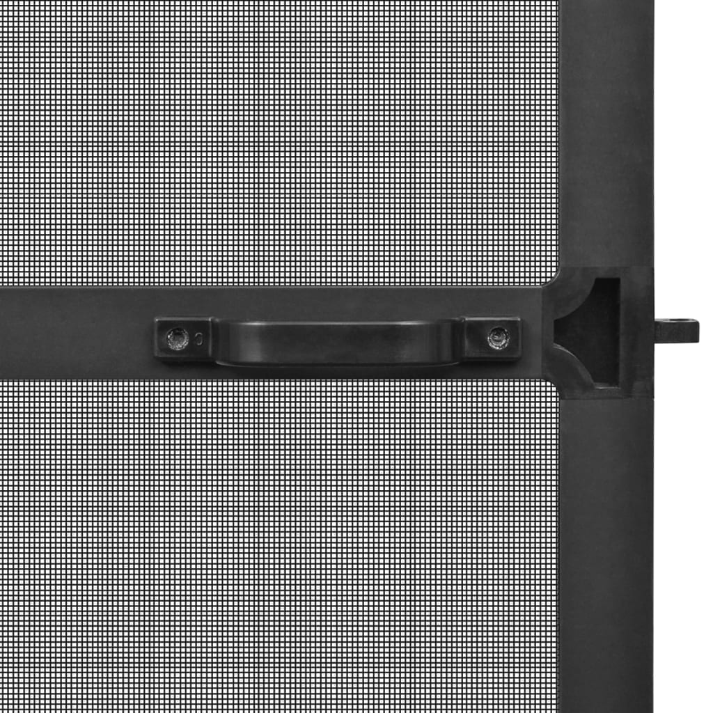 vidaXL Závesná sieťka na dvere proti hmyzu antracitová 100x215 cm