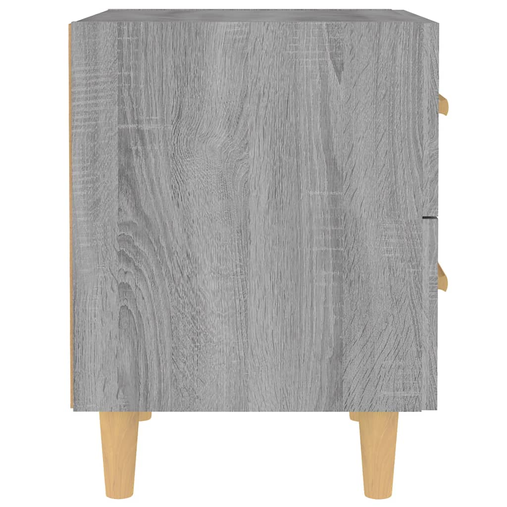 vidaXL Nočné stolíky 2 ks sivý dub sonoma 40x35x47,5 cm
