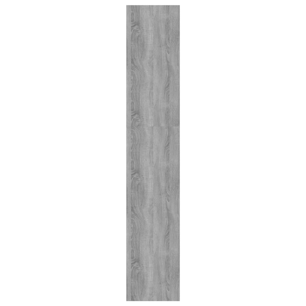 vidaXL Knižnica/deliaca stena sivý dub sonoma 60x30x166cm drevotrieska