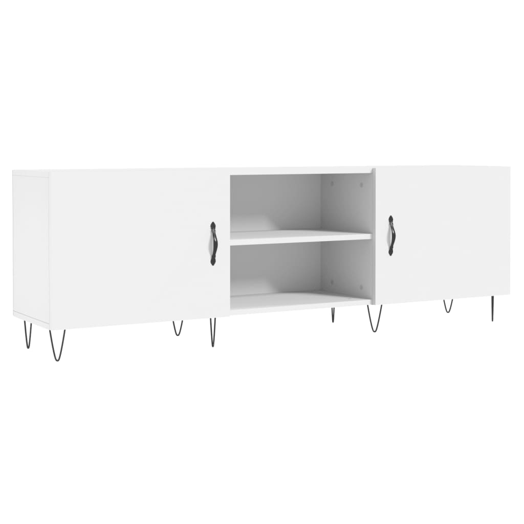 vidaXL TV skrinka biela 150x30x50 cm kompozitné drevo