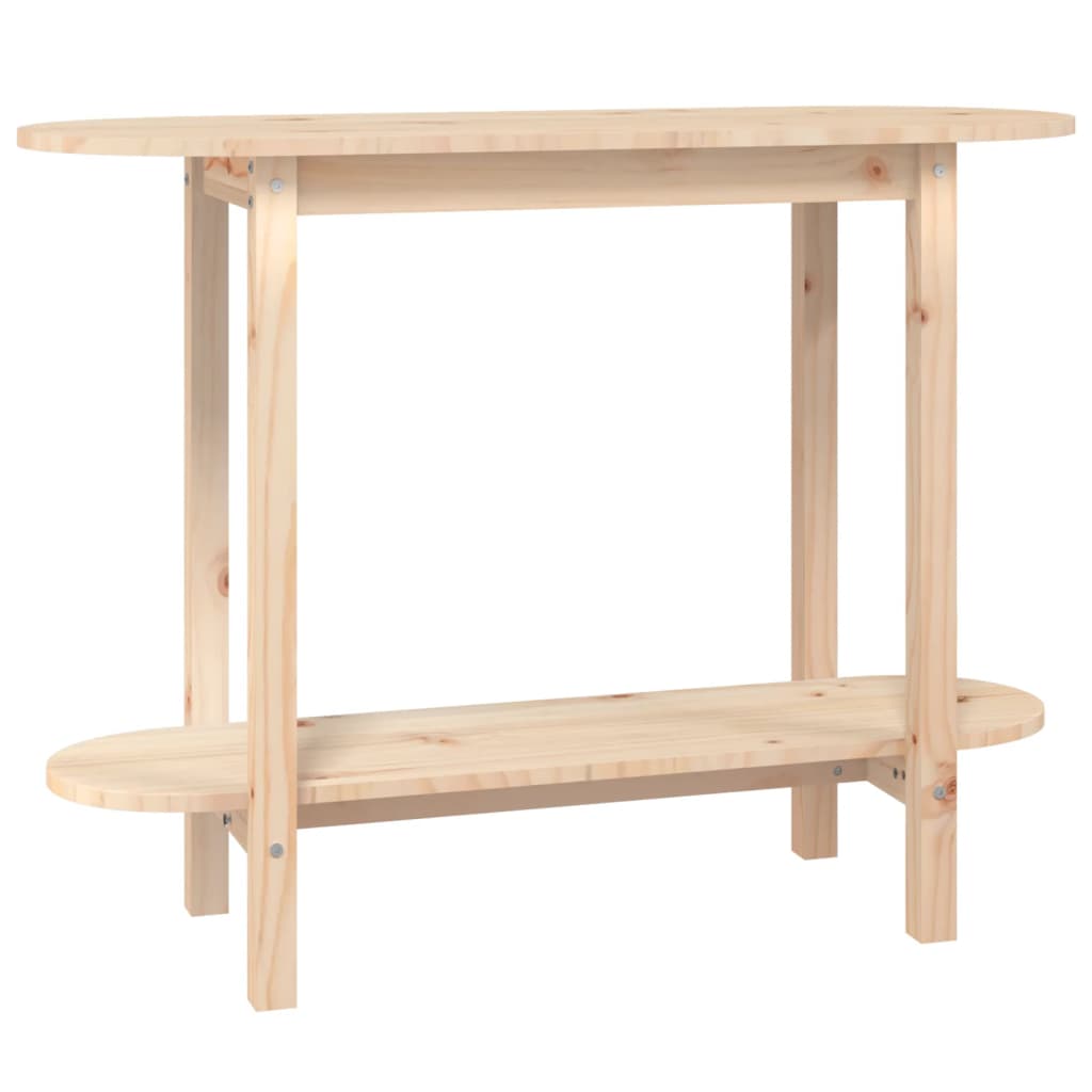 vidaXL Konzolový stolík 110x40x80 cm masívne borovicové drevo