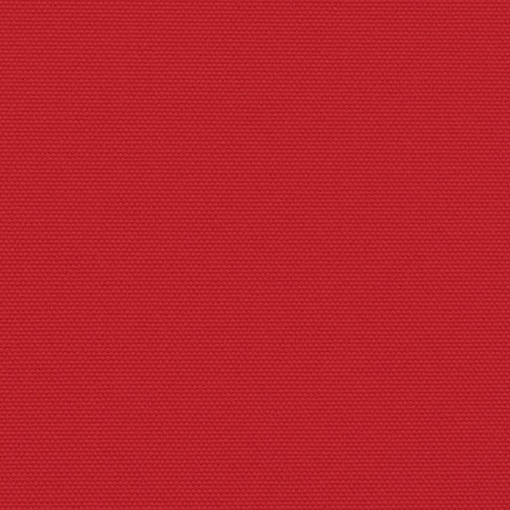 vidaXL Zaťahovacia bočná markíza, červená 100x500 cm