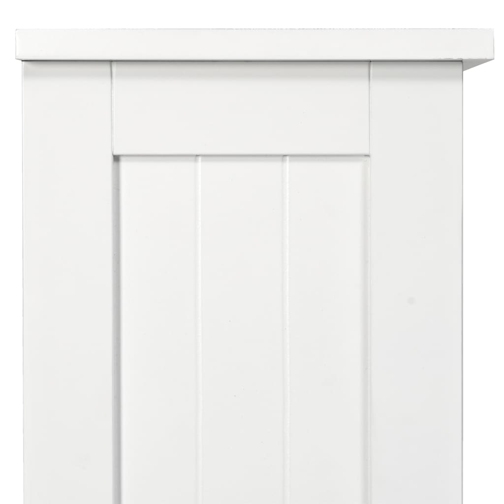 vidaXL Kúpeľňový nábytok, 5-dielna sada, biela