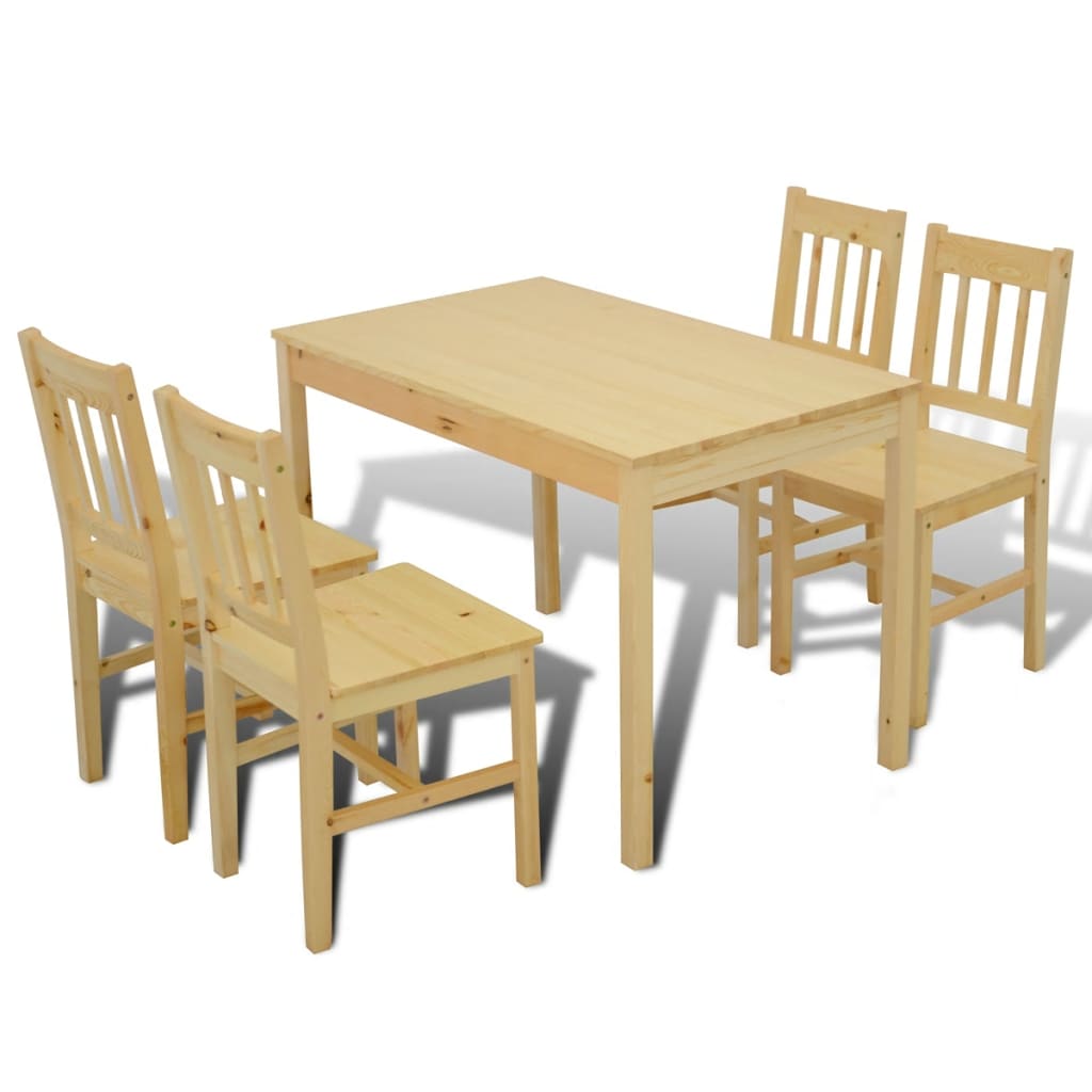 Drevený jedálenský stôl so 4 stoličkami