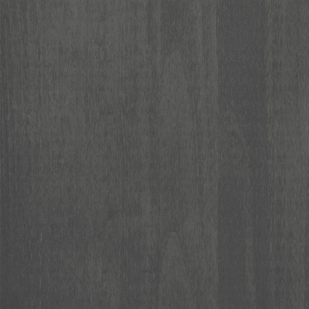 vidaXL Šatník HAMAR, tmavosivý 89x50x180 cm, borovicový masív