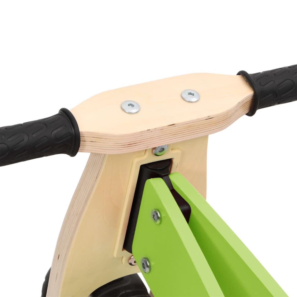 vidaXL Balančný bicykel pre deti 2 v 1 zelený