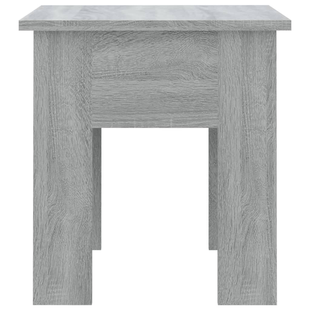 vidaXL Konferenčný stolík sivý dub sonoma 40x40x42 cm drevotrieska