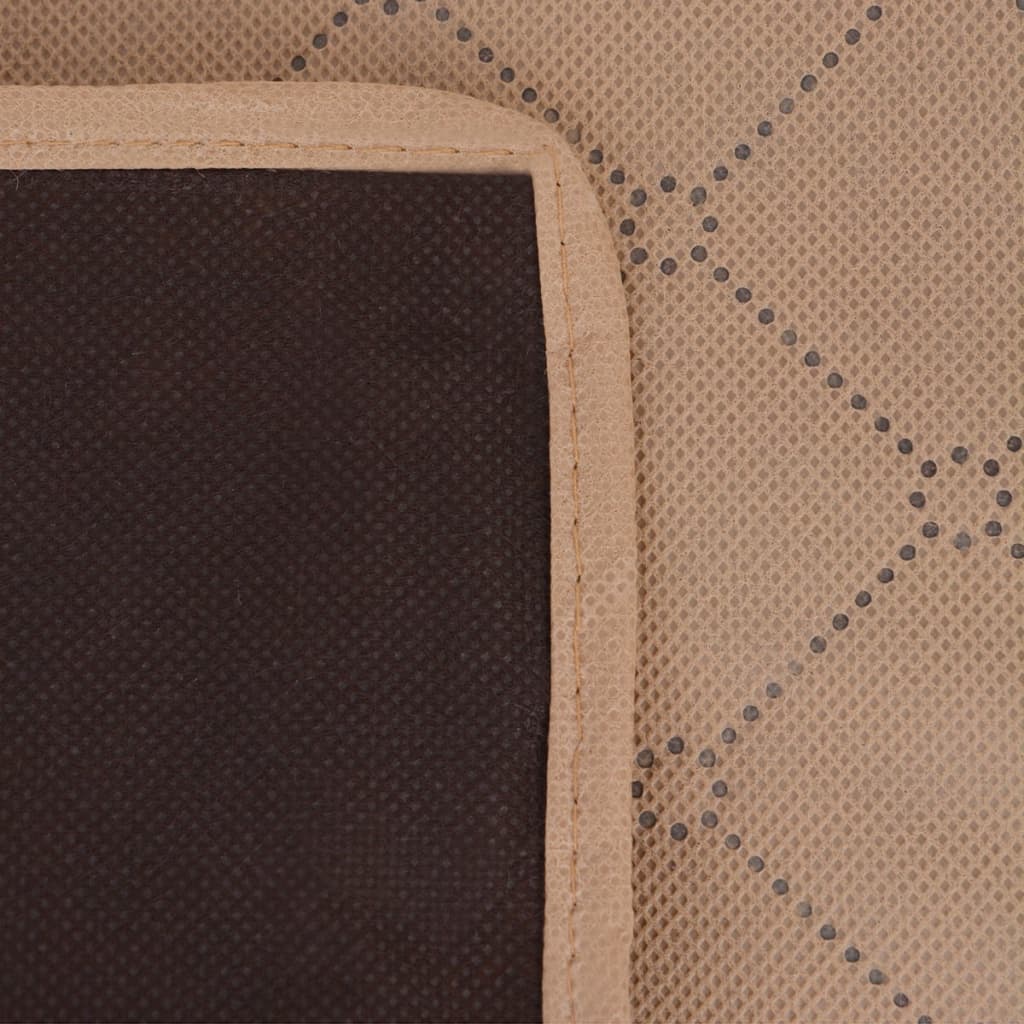 vidaXL Pikniková deka, béžovo-hnedá, 100x150 cm