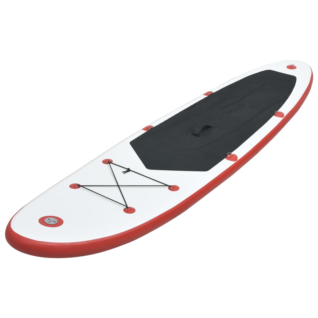 vidaXL Stand up paddleboard SUP, nafukovací, červeno biely