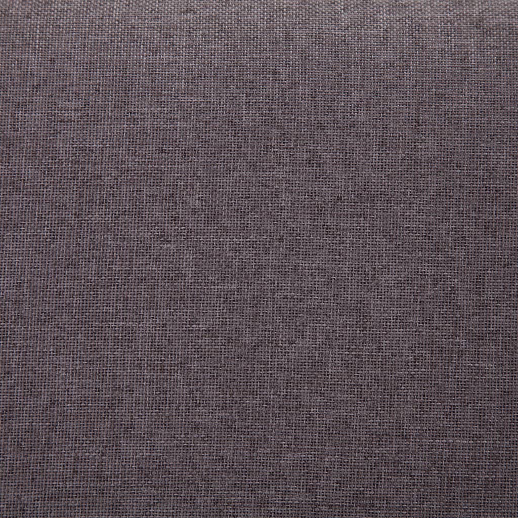 vidaXL Lavica s úložným priestorom 116 cm sivohnedá polyester