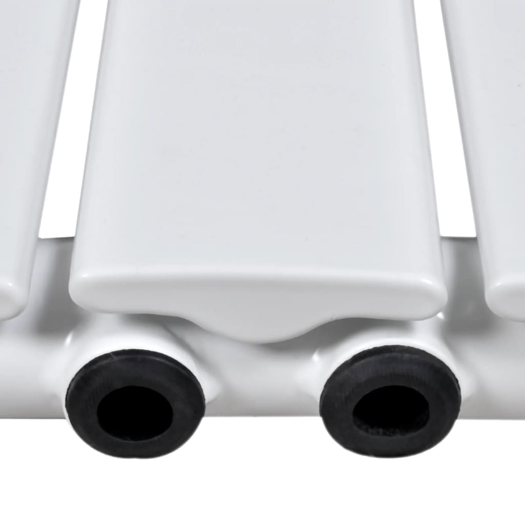 vidaXL Lamelový radiátor, biely 311mmx900mm