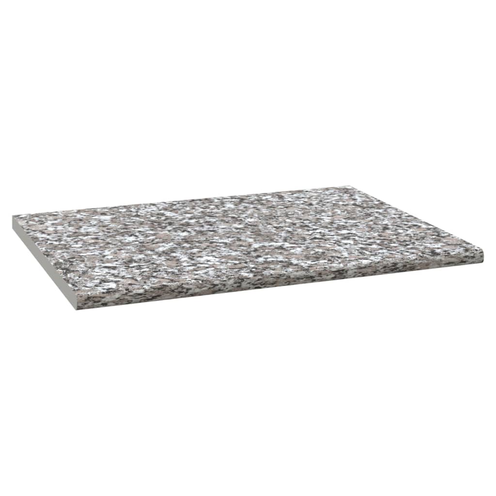 vidaXL Kuchynská doska sivá s granitovou textúrou 80x60x2,8 cm drevotrieska