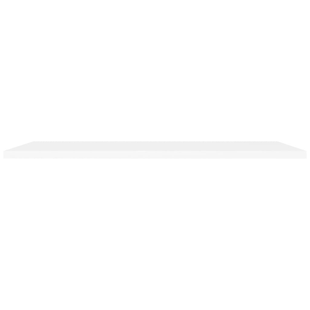 vidaXL Plávajúca nástenná polica, biela 120x23,5x3,8 cm, MDF