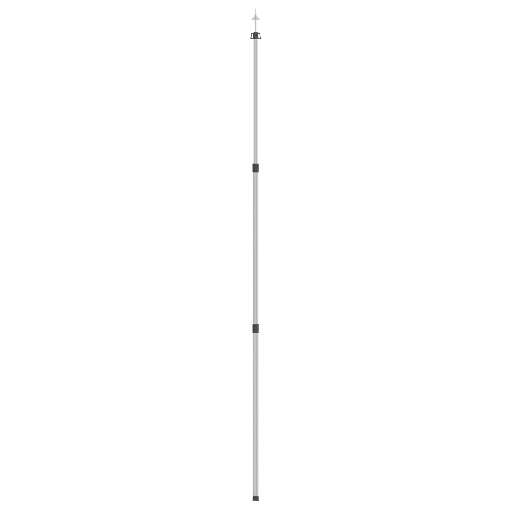 vidaXL Teleskopická tyč na plachtu s dĺžkou 102-260 cm hliník