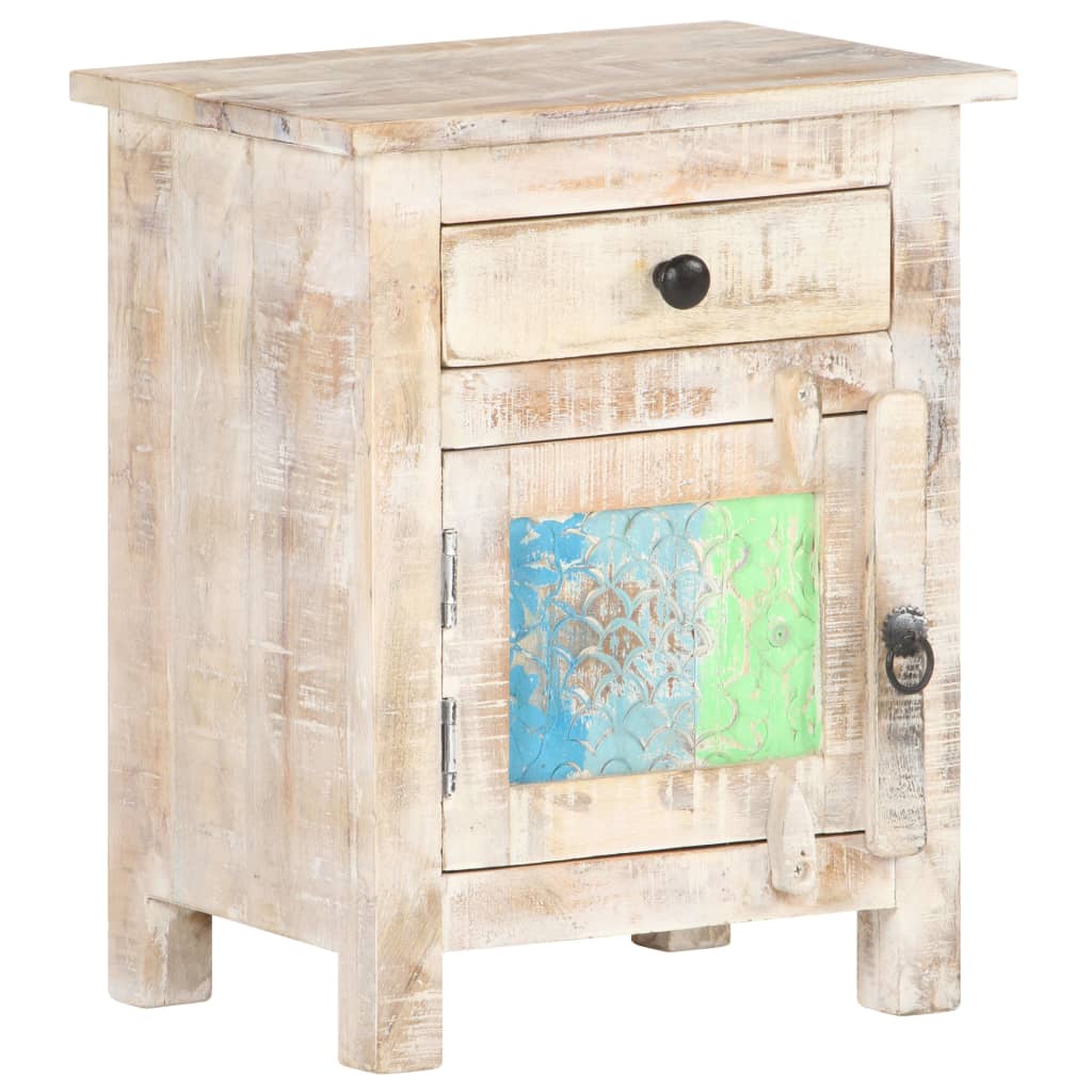 vidaXL Nočný stolík 40x30x50 cm surové akáciové drevo