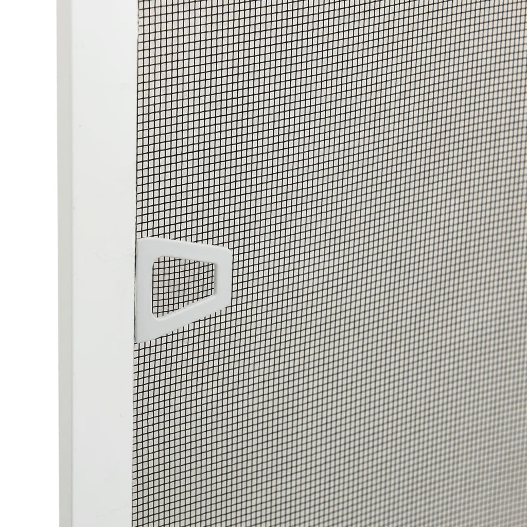 vidaXL Okenná sieťka proti hmyzu biela 80x100 cm