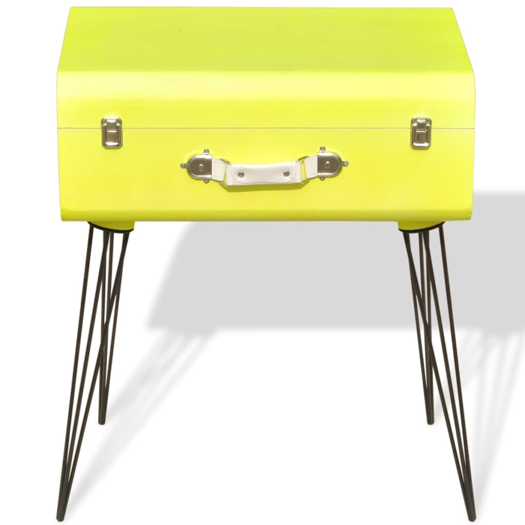 vidaXL Nočné stolíky 2 ks žlté 49,5x36x60 cm