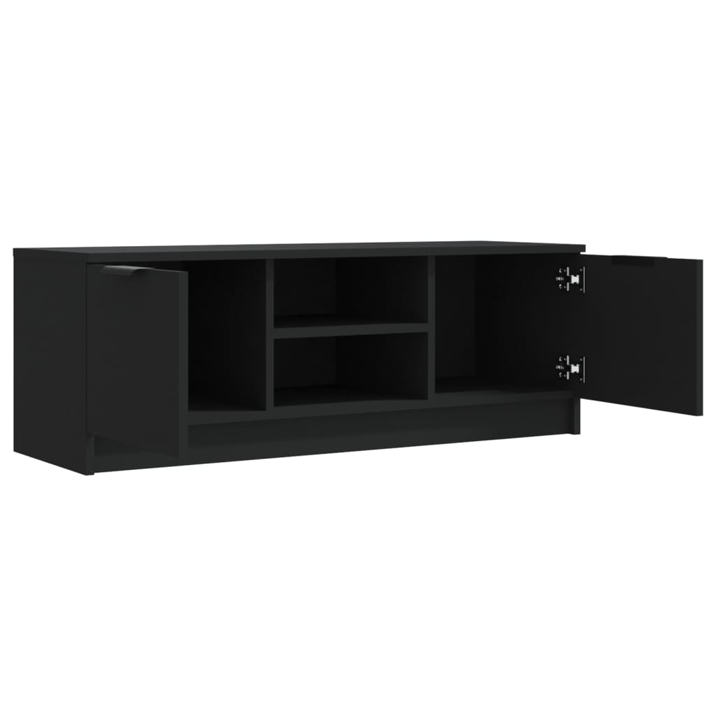 vidaXL TV skrinka, čierna 102x35x36,5 cm, kompozitné drevo