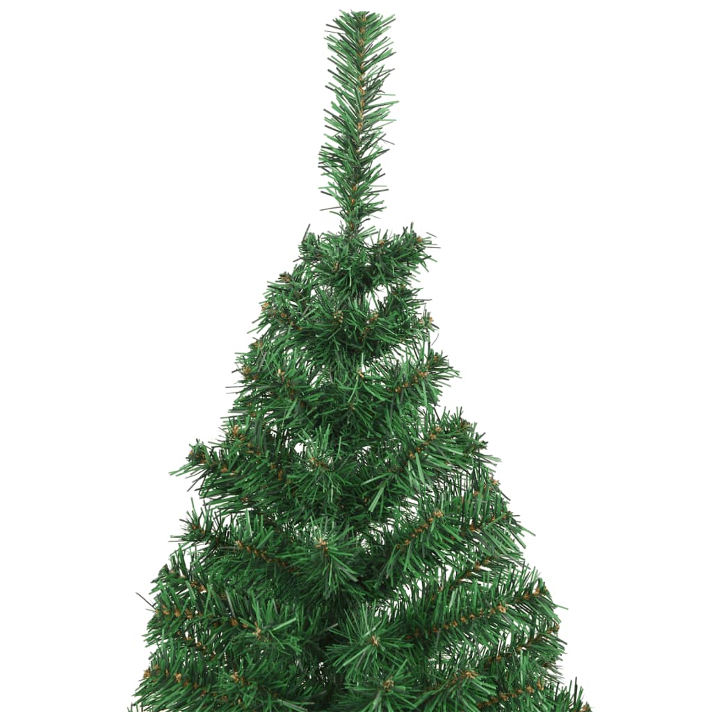 vidaXL Umelý vianočný stromček s hustým ihličím, zelený 180 cm, PVC