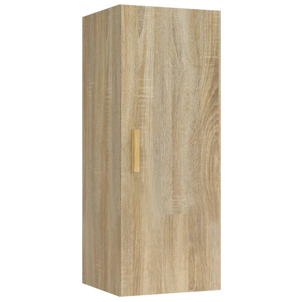 vidaXL Nástenná skrinka dub sonoma 34,5x34x90 cm spracované drevo