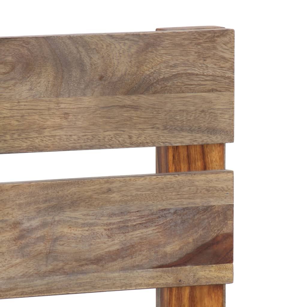 vidaXL Posteľný rám, drevený masív sheesham 200x200 cm