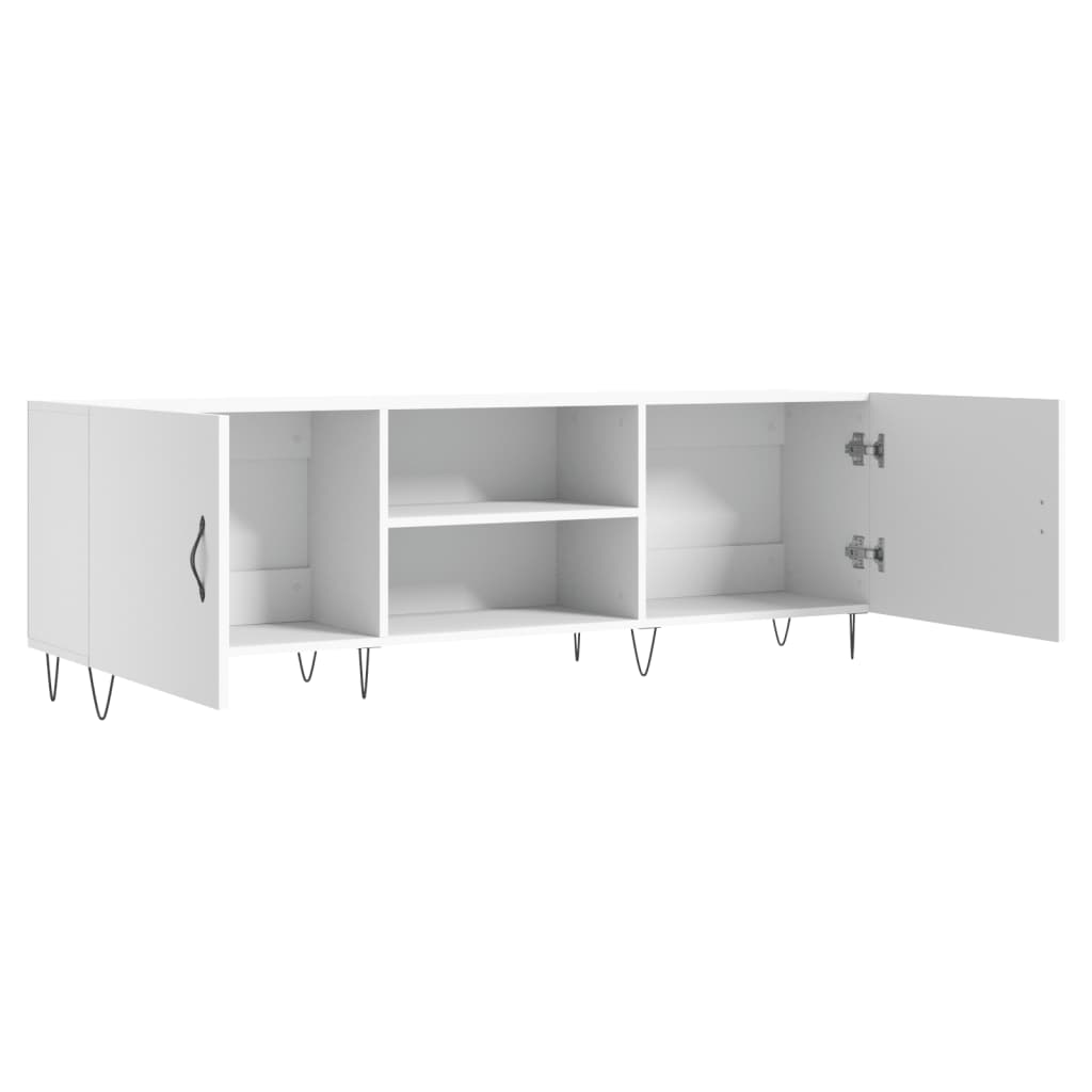 vidaXL TV skrinka biela 150x30x50 cm kompozitné drevo