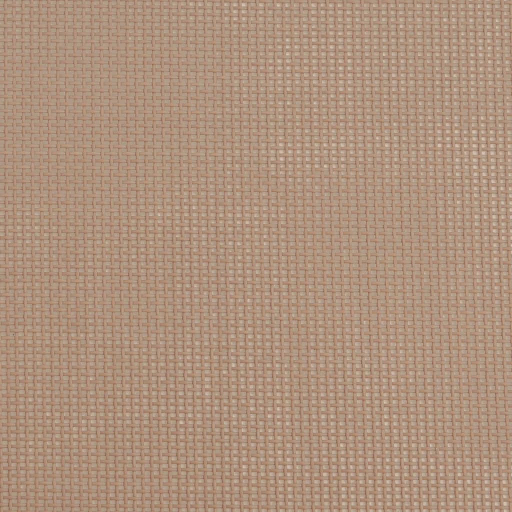 vidaXL Skladacie lehátka 2 ks sivohnedé textilén a práškovaná oceľ