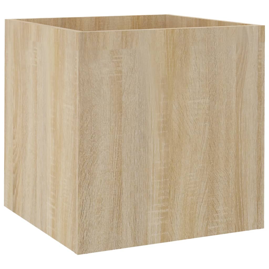 vidaXL Súprava nábytku do chodby dub sonoma spracované drevo