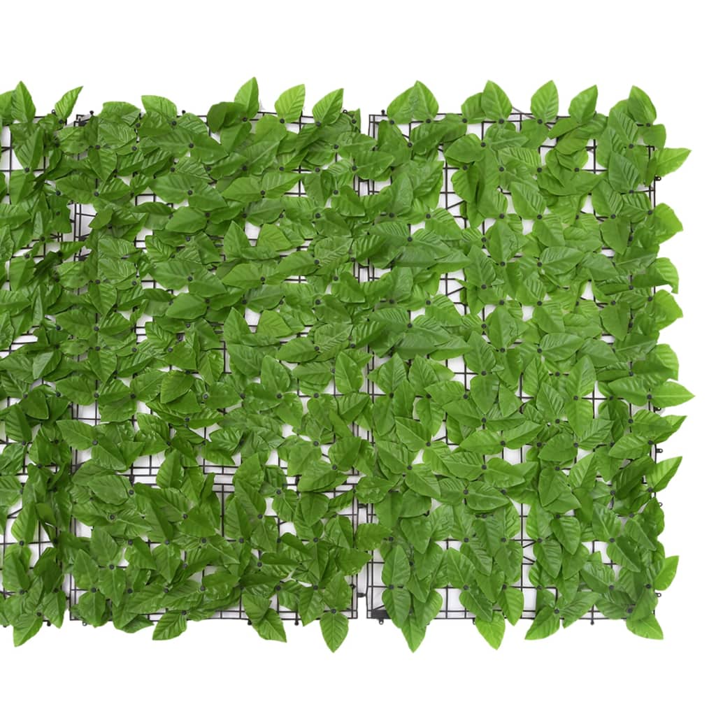 vidaXL Balkónová markíza so zelenými listami 600x100 cm