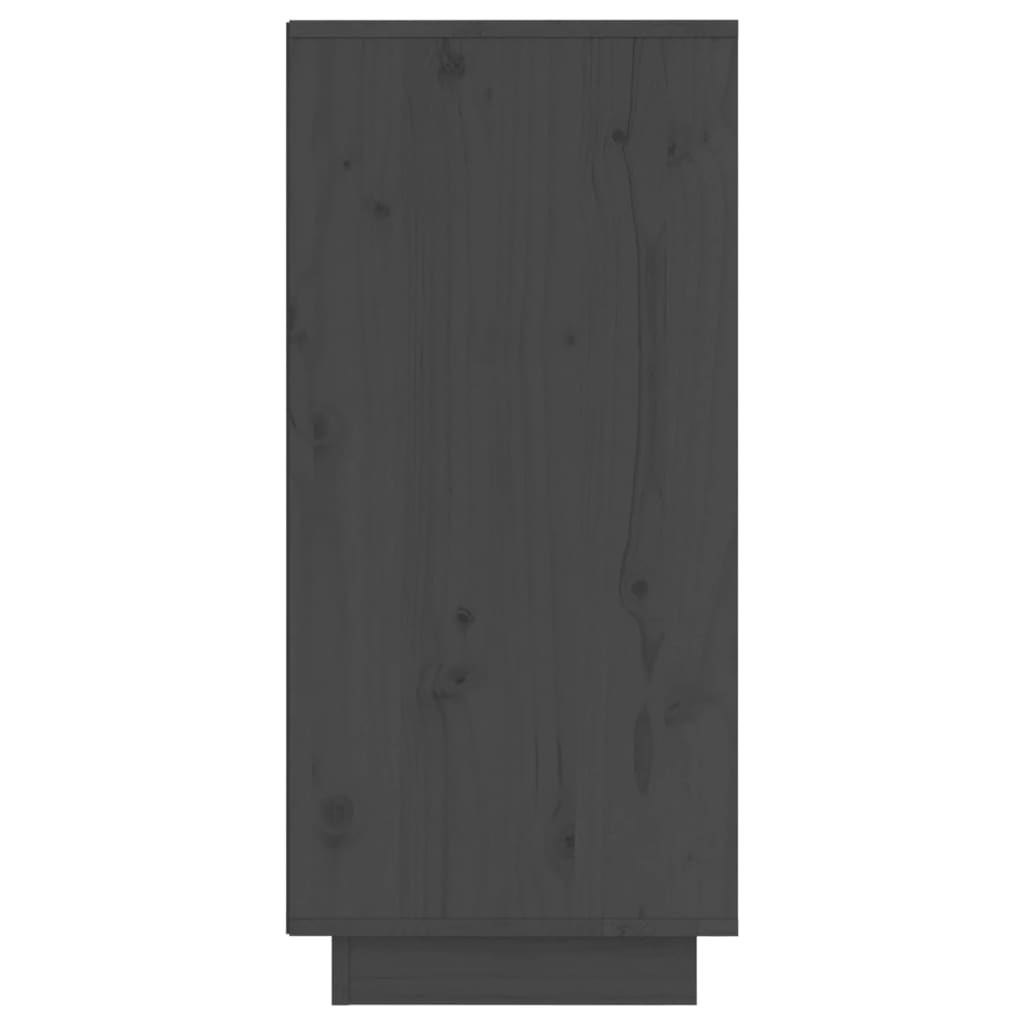 vidaXL Komody 2 ks sivé 31,5x34x75 cm borovicový masív