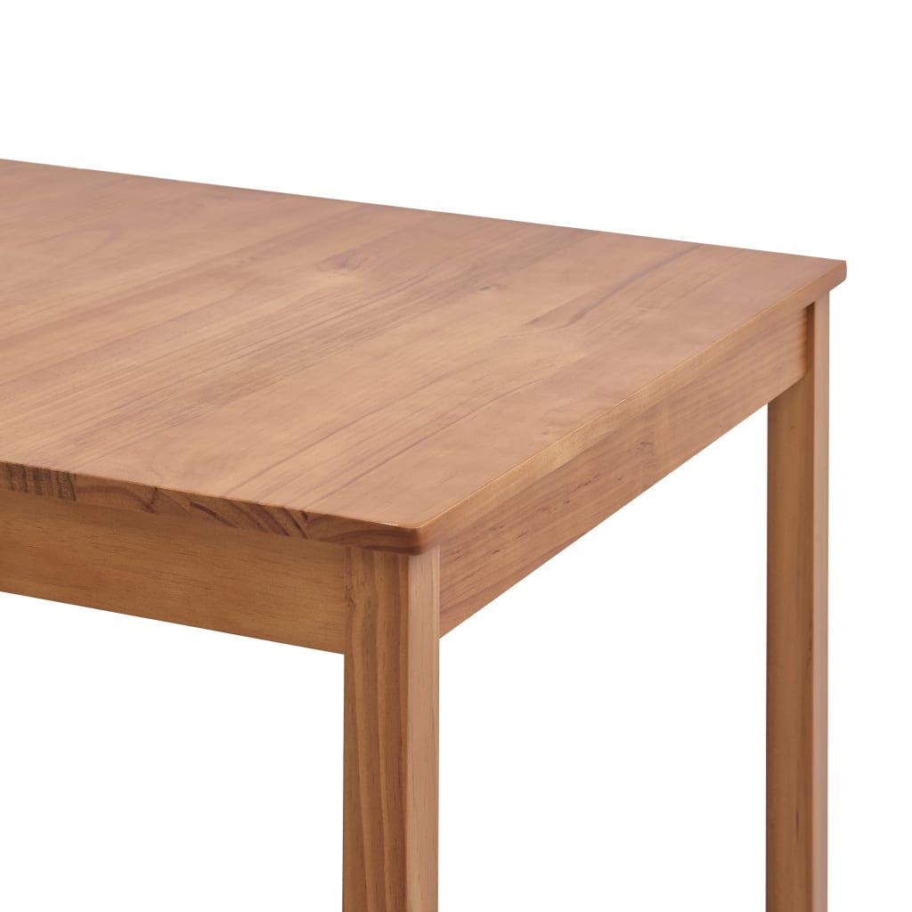 vidaXL Jedálenský stôl, medovo hnedý 180x90x73 cm, borovicové drevo
