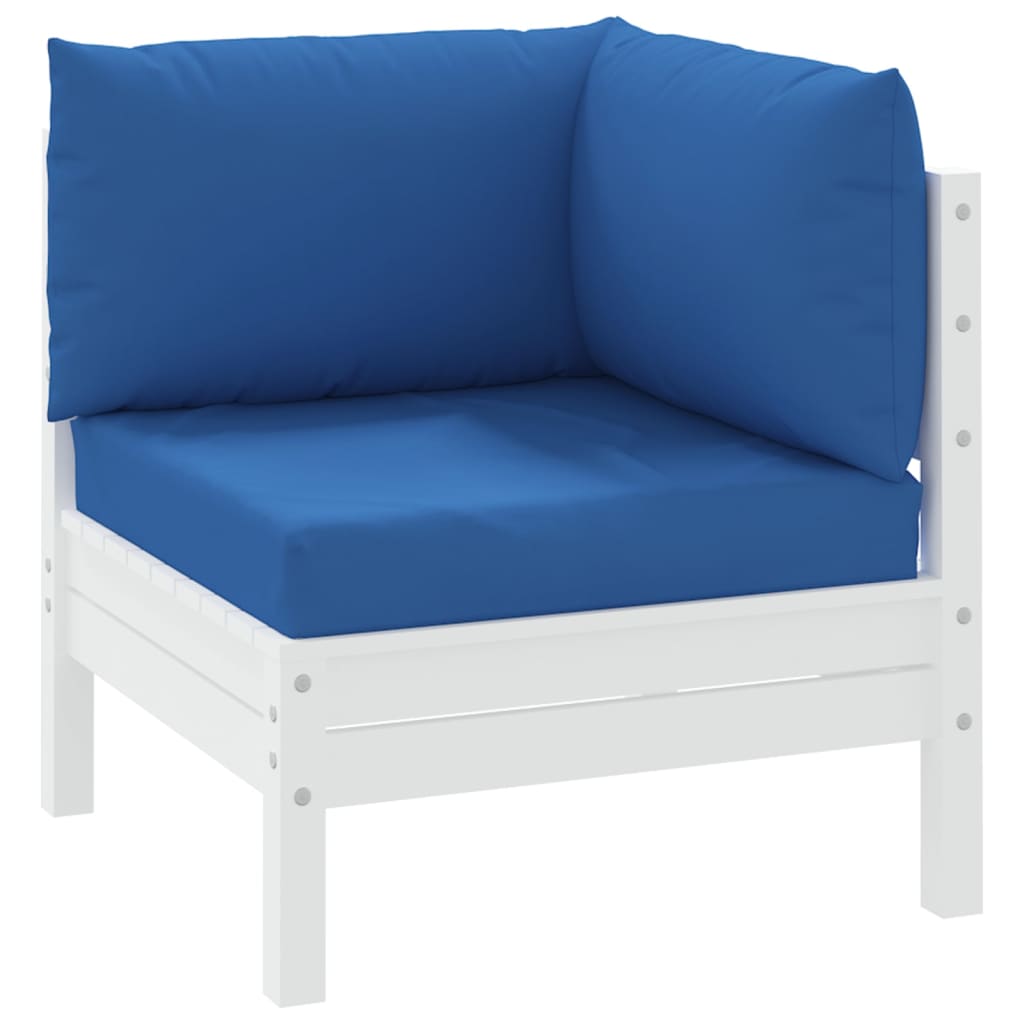 vidaXL Podložky na paletový nábytok 3 ks, modré, oxfordská látka
